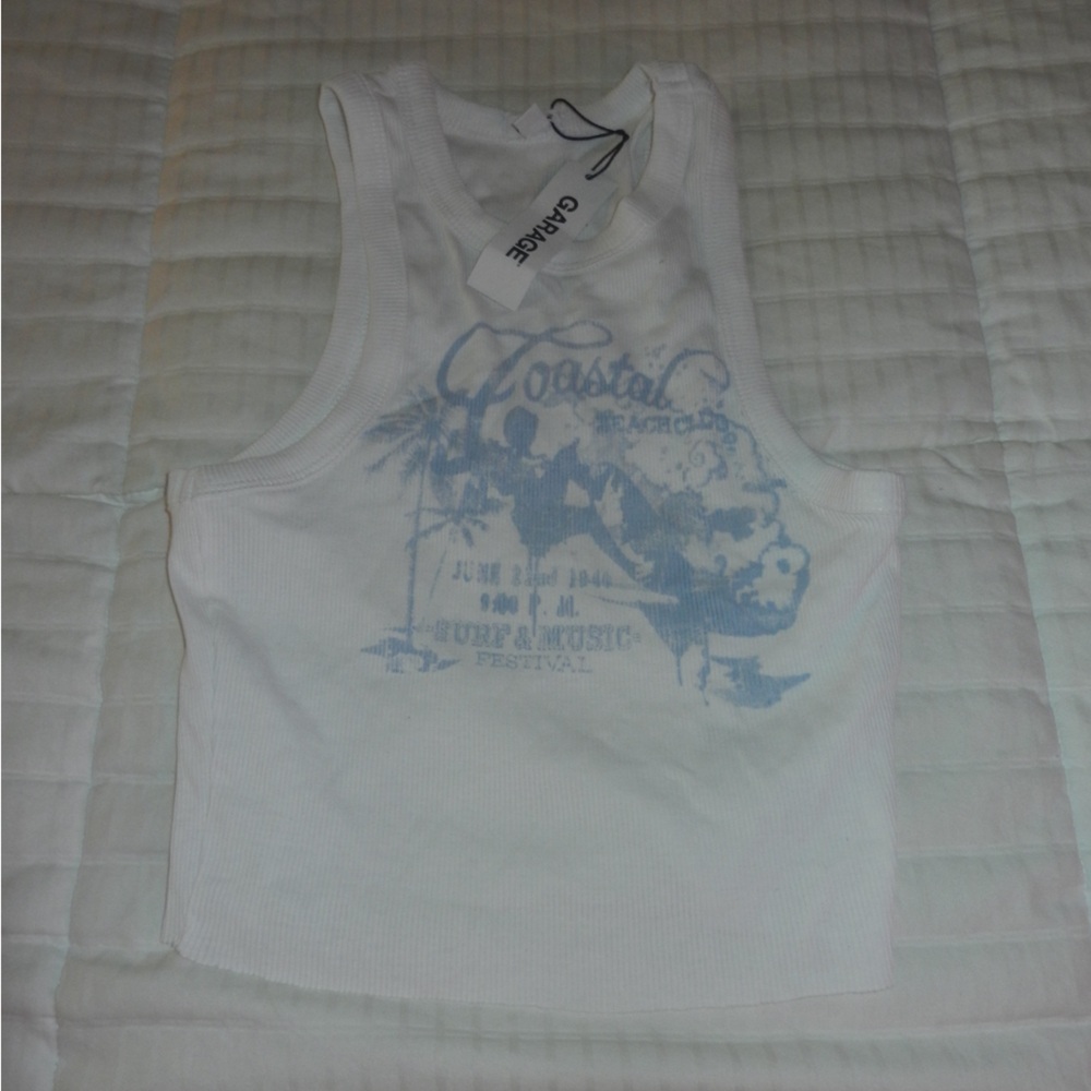 Garage coastal crop top